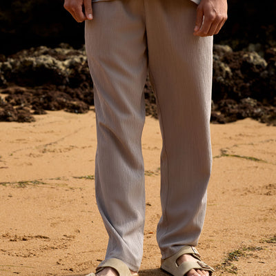 Gym King Signature Woven Trouser - Taupe