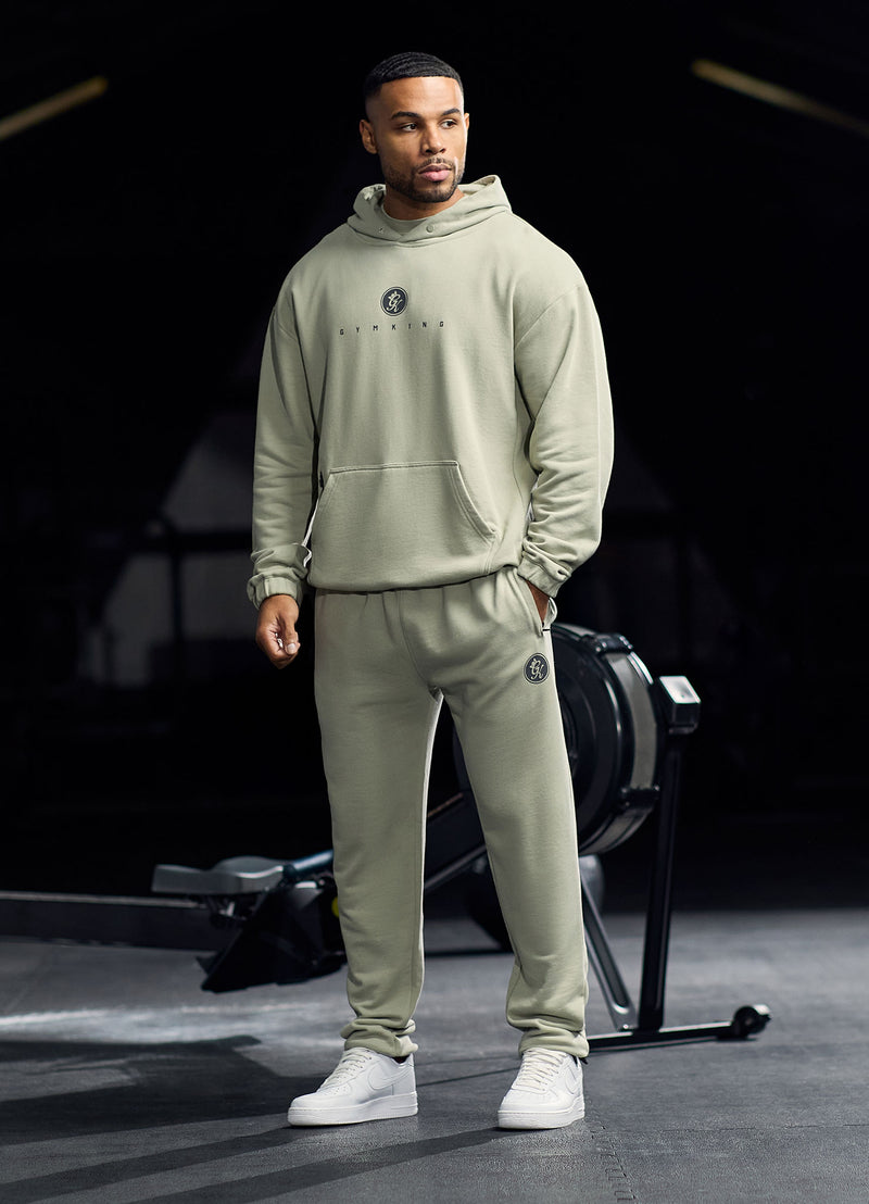 Gym King Rebellion Pro Tracksuit - Light Khaki