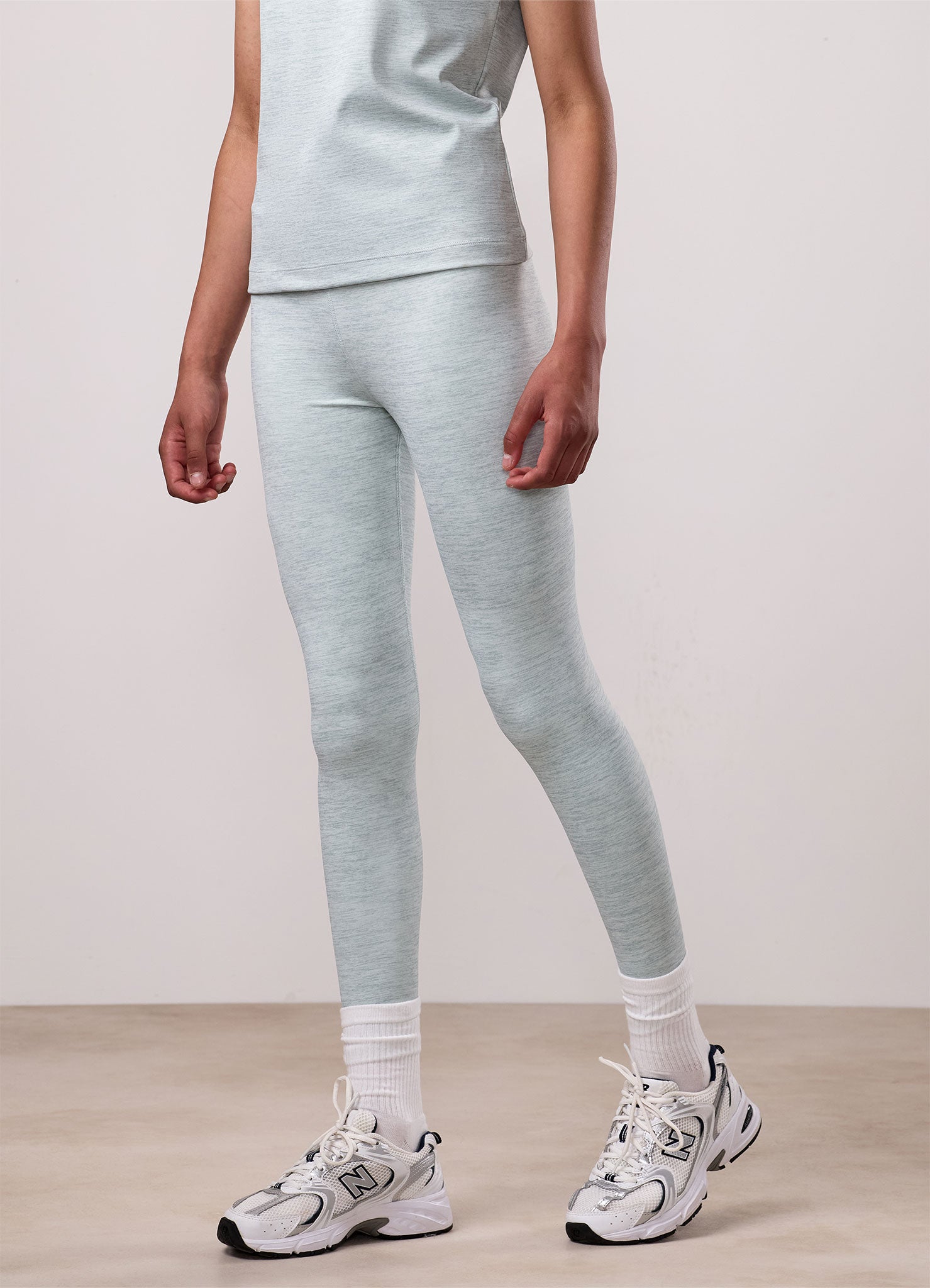 Gym King Kids 365 Legging - Green Mist Grindle