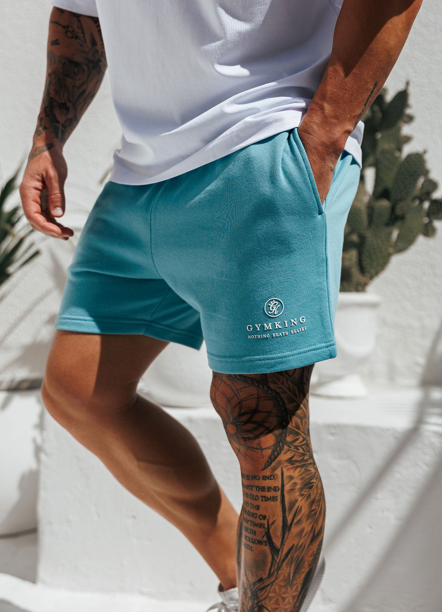 Gym King Focus Short - Aquatic Blue