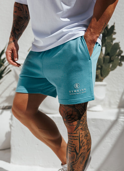 Gym King Focus Short - Aquatic Blue