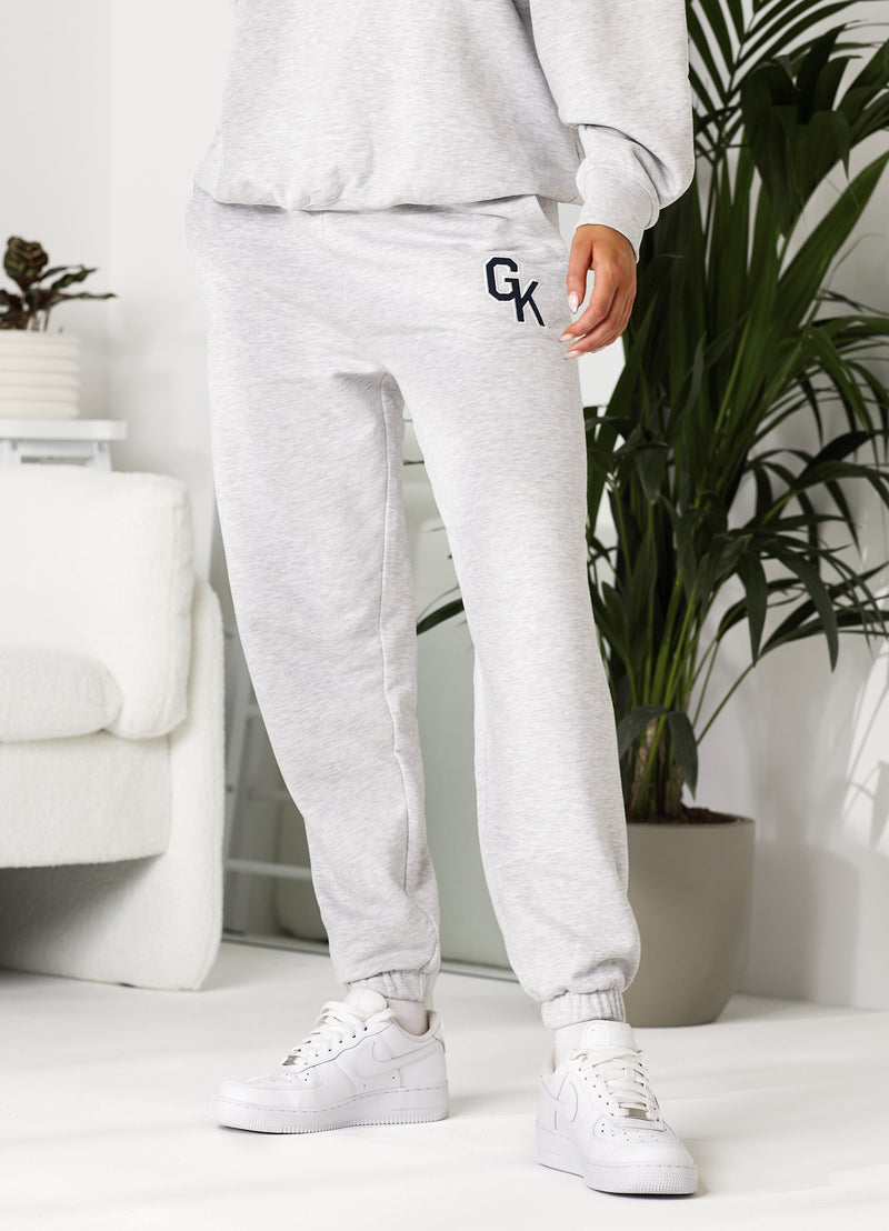 Gym King Varsity Jogger - Snow Marl