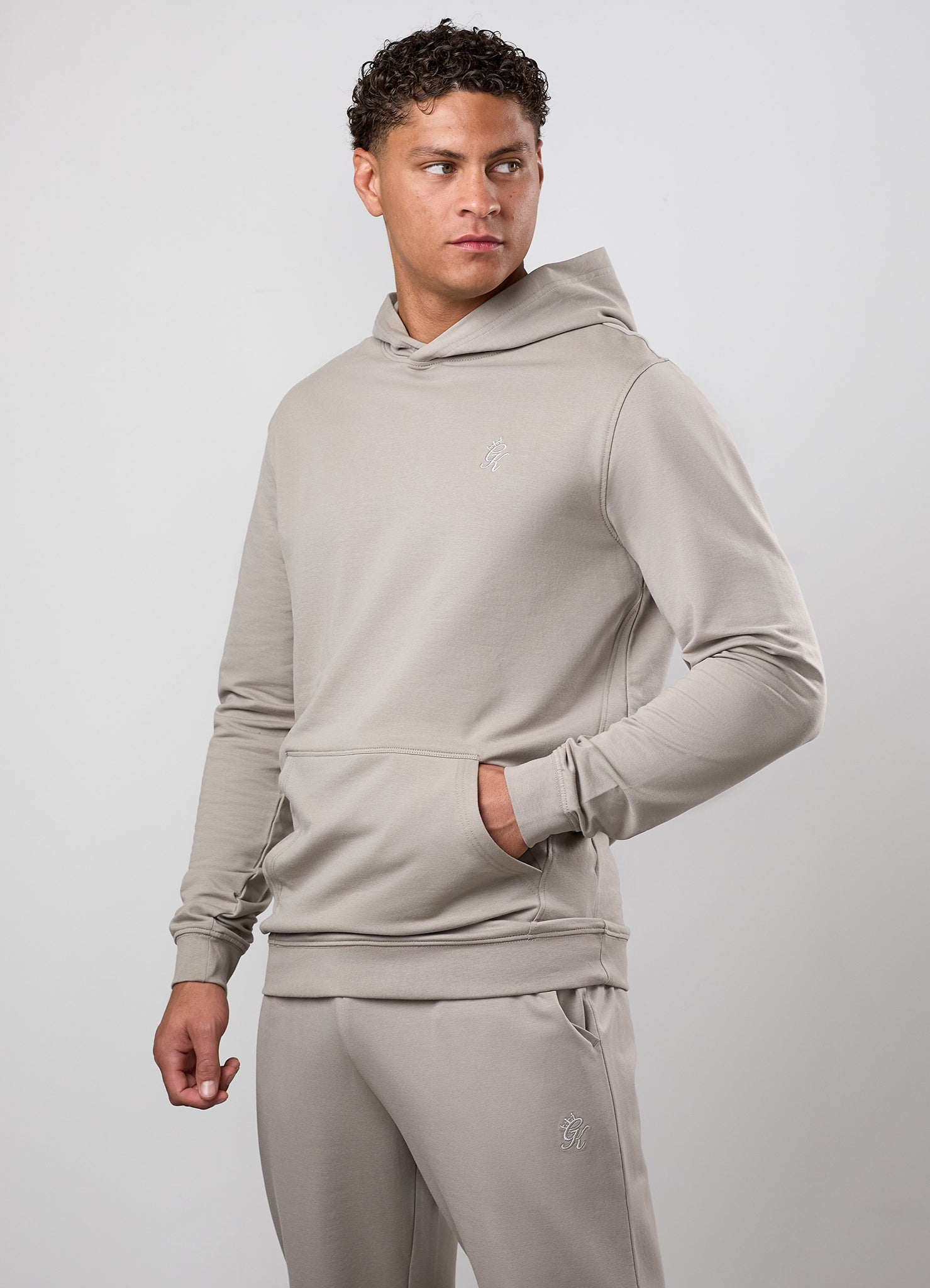 Gym King Victory Hoodie - Taupe