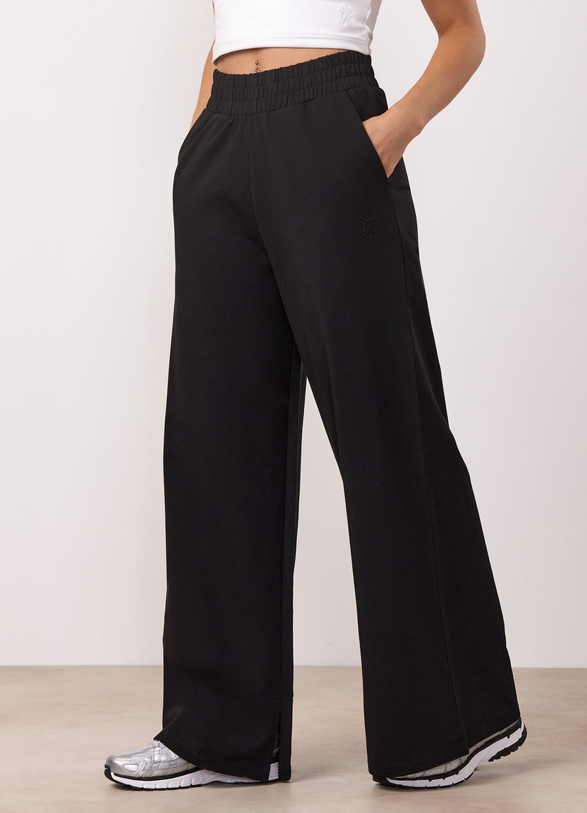 Gym King Victory Loopback Straight Leg Jogger - Black