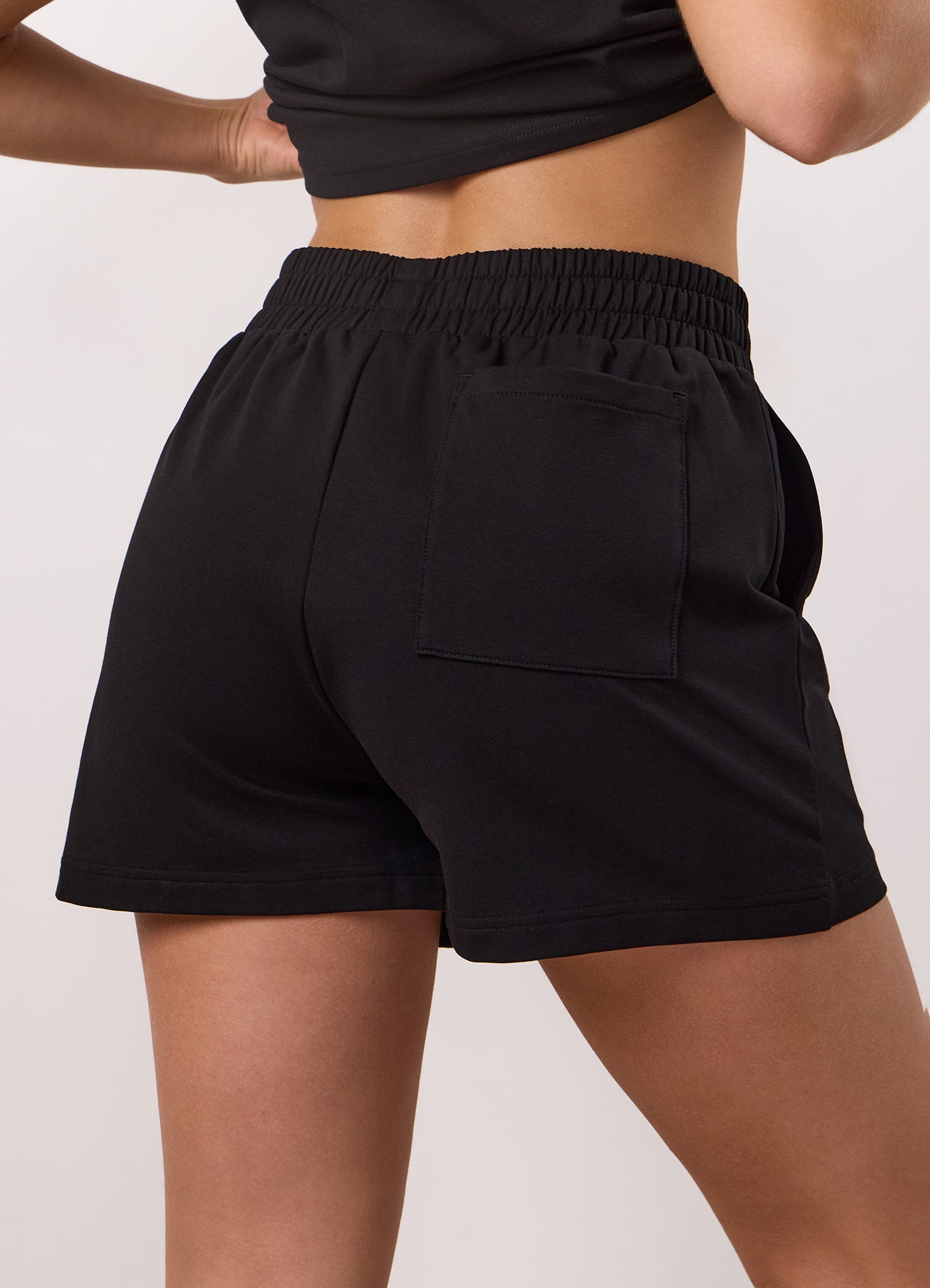 Gym King Victory Cotton Loopback Short - Black