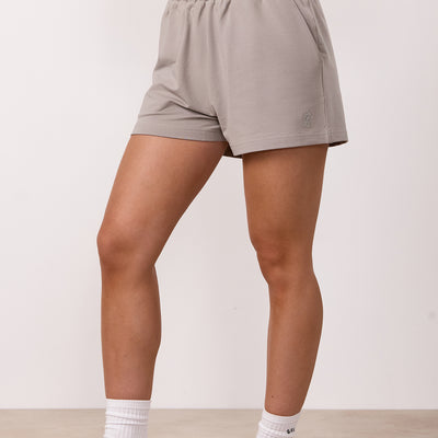 Gym King Victory Cotton Loopback Short - Taupe