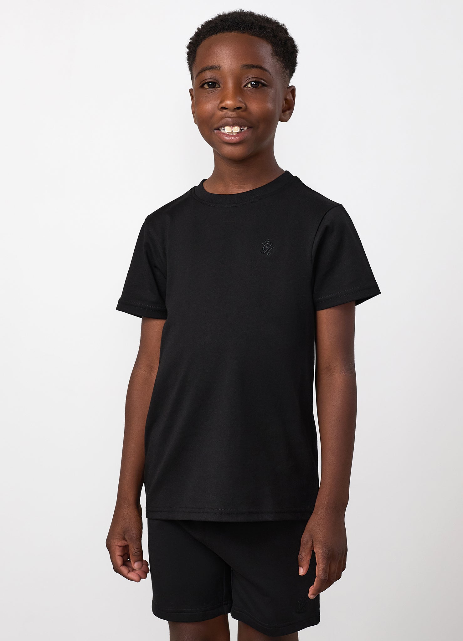 Gym King Junior Victory Jersey Tee - Black