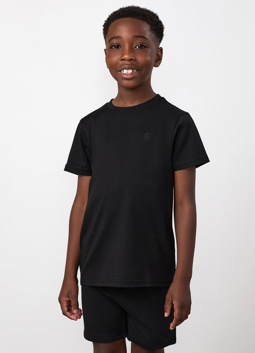 Gym King Junior Victory Jersey Tee - Black