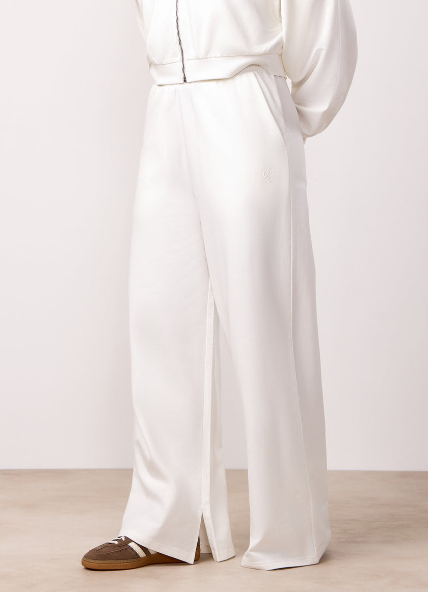 Gym King Victory Loopback Straight Leg Jogger - Cream