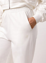 Gym King Victory Loopback Full Zip Tracksuit - Cream