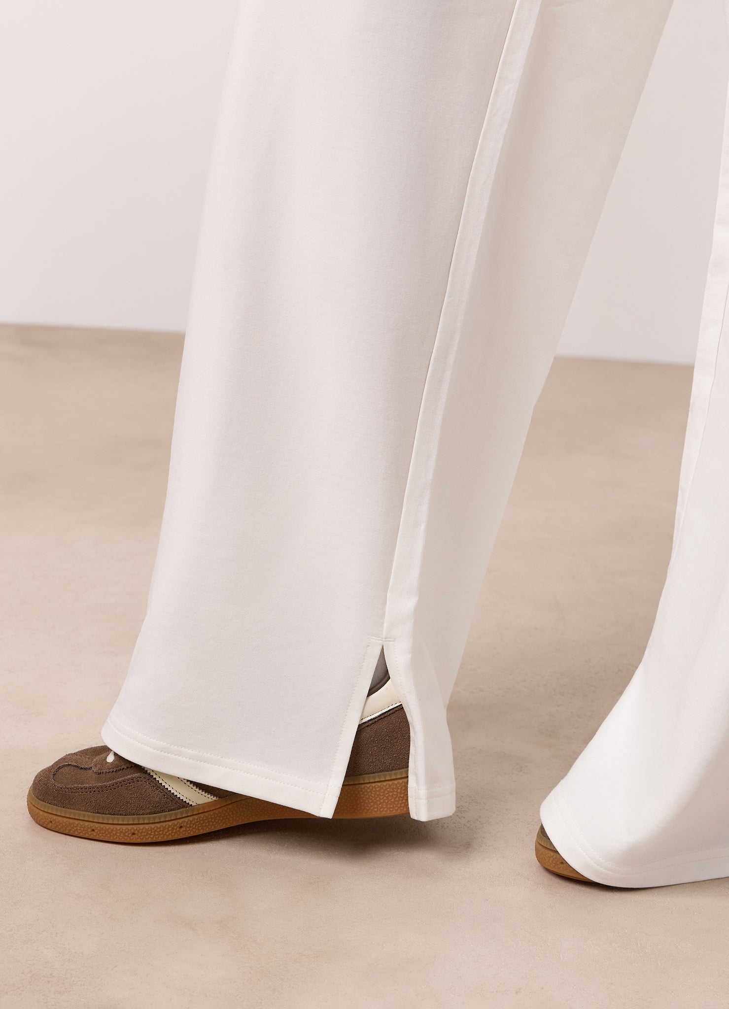 Gym King Victory Loopback Full Zip Tracksuit - Cream