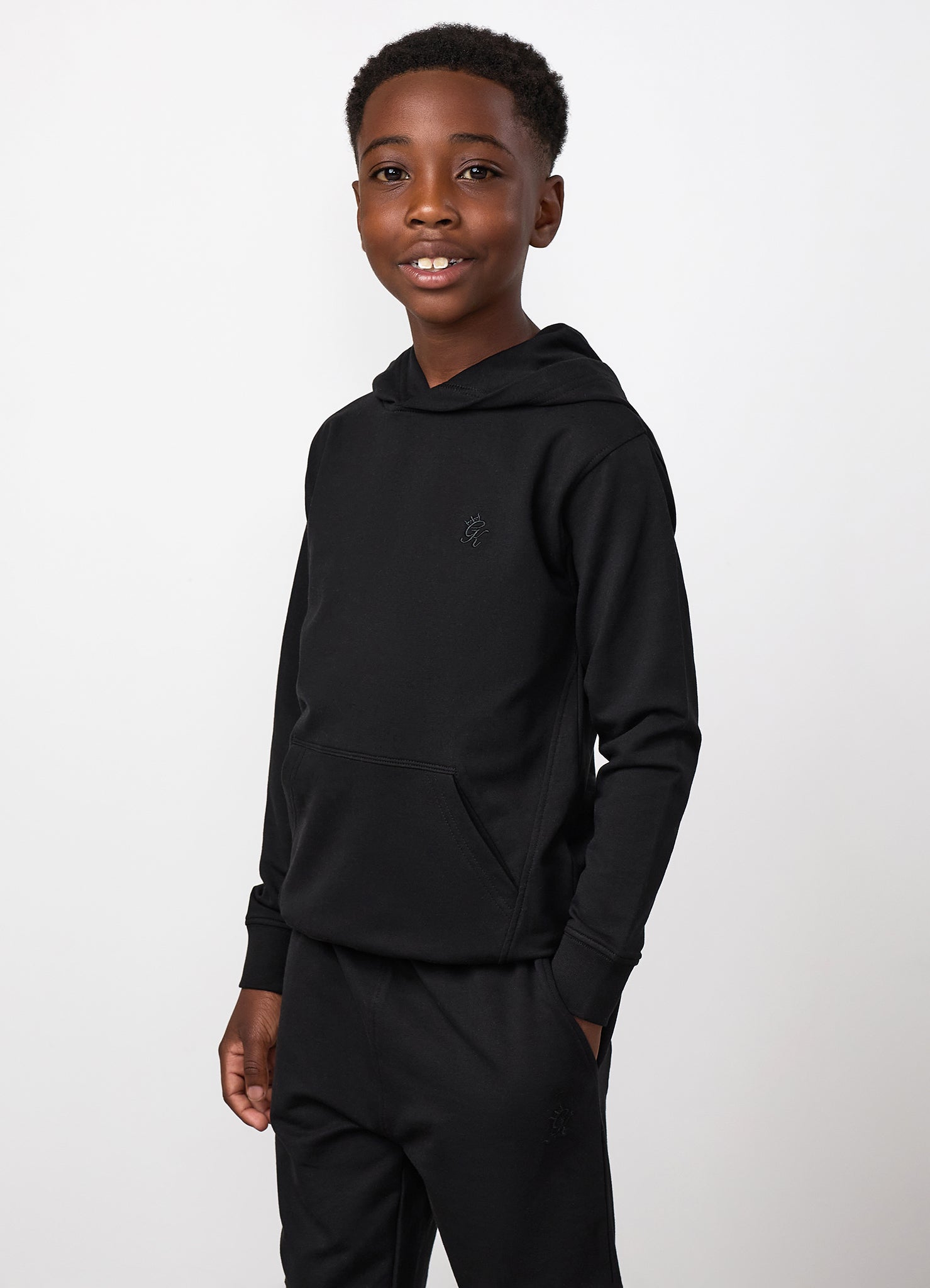 Gym King Mini Victory Loopback Hoodie - Black