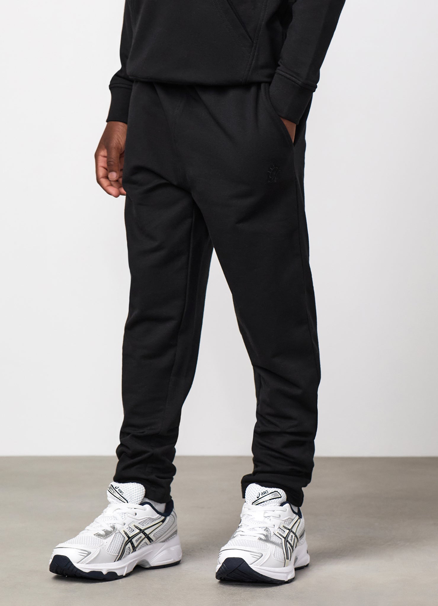 Gym King Junior Victory Loopback Jogger - Black