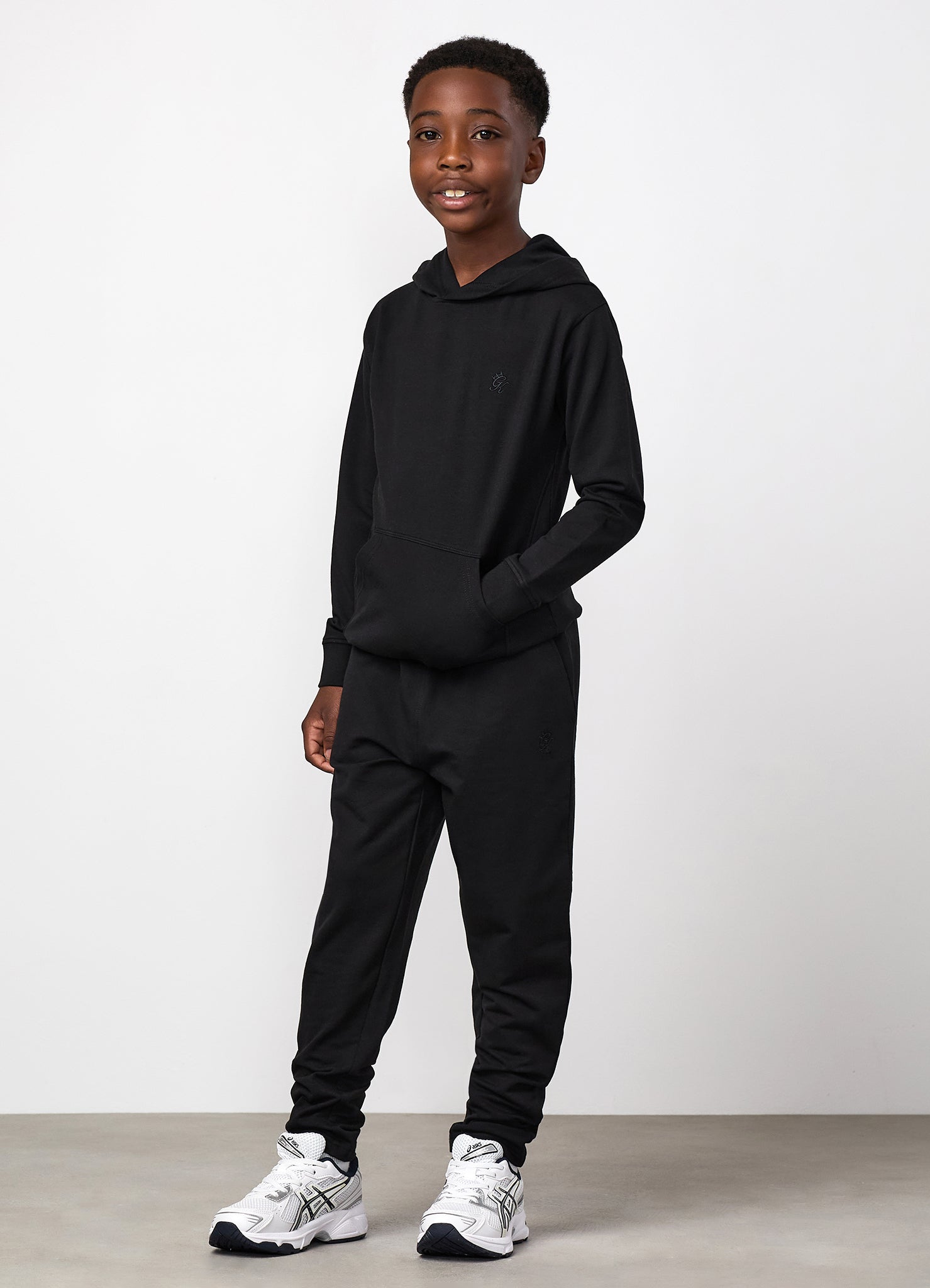 Gym King Mini Victory Loopback Jogger - Black