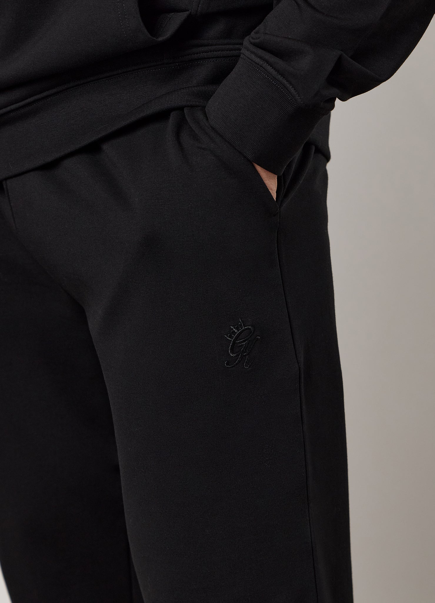 Gym King Victory Loopback Tracksuit - Black