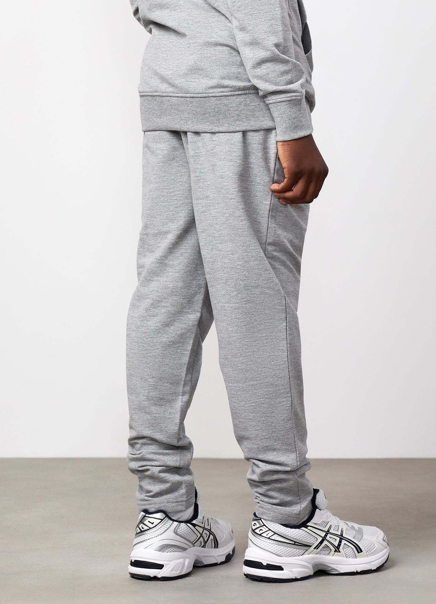 Gym King Junior Victory Loopback Jogger - Grey Marl