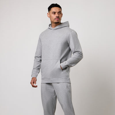 Gym King Victory Loopback Tracksuit - Grey Marl