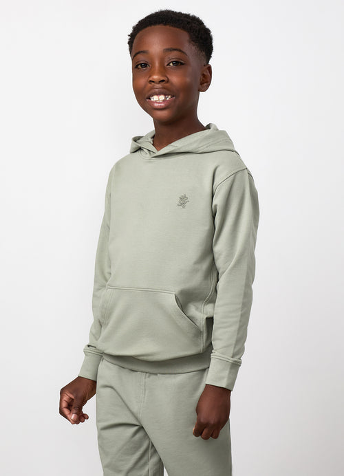 Gym King Mini Victory Loopback Hoodie - Soft Khaki