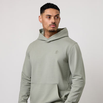 Gym King Victory Lightweight Loopback Hoodie - Soft Khaki