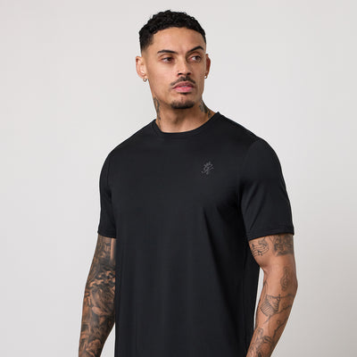 Gym King Victory Performance Poly Tee - Black