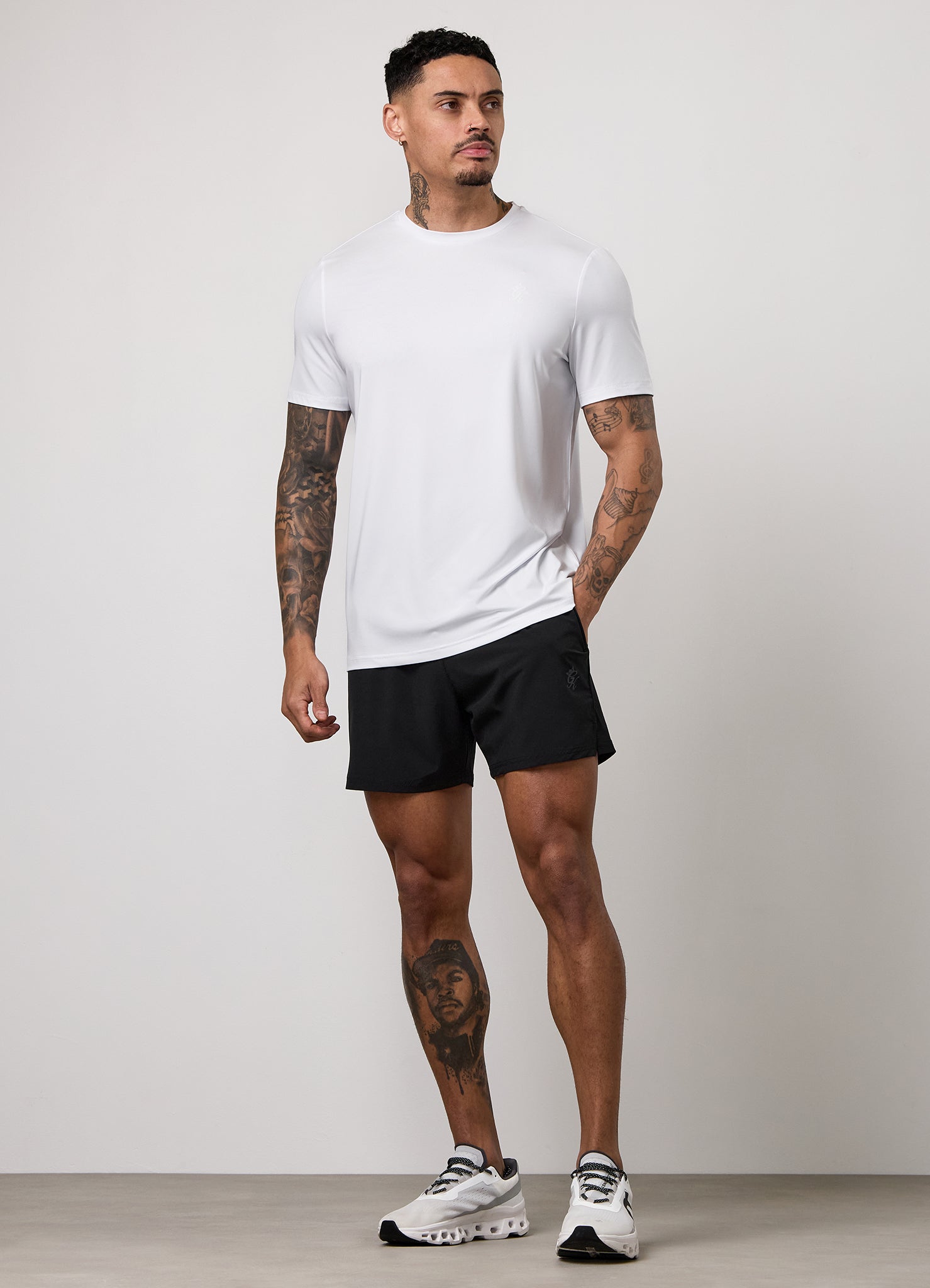 Gym King Victory Performance Poly Tee - White