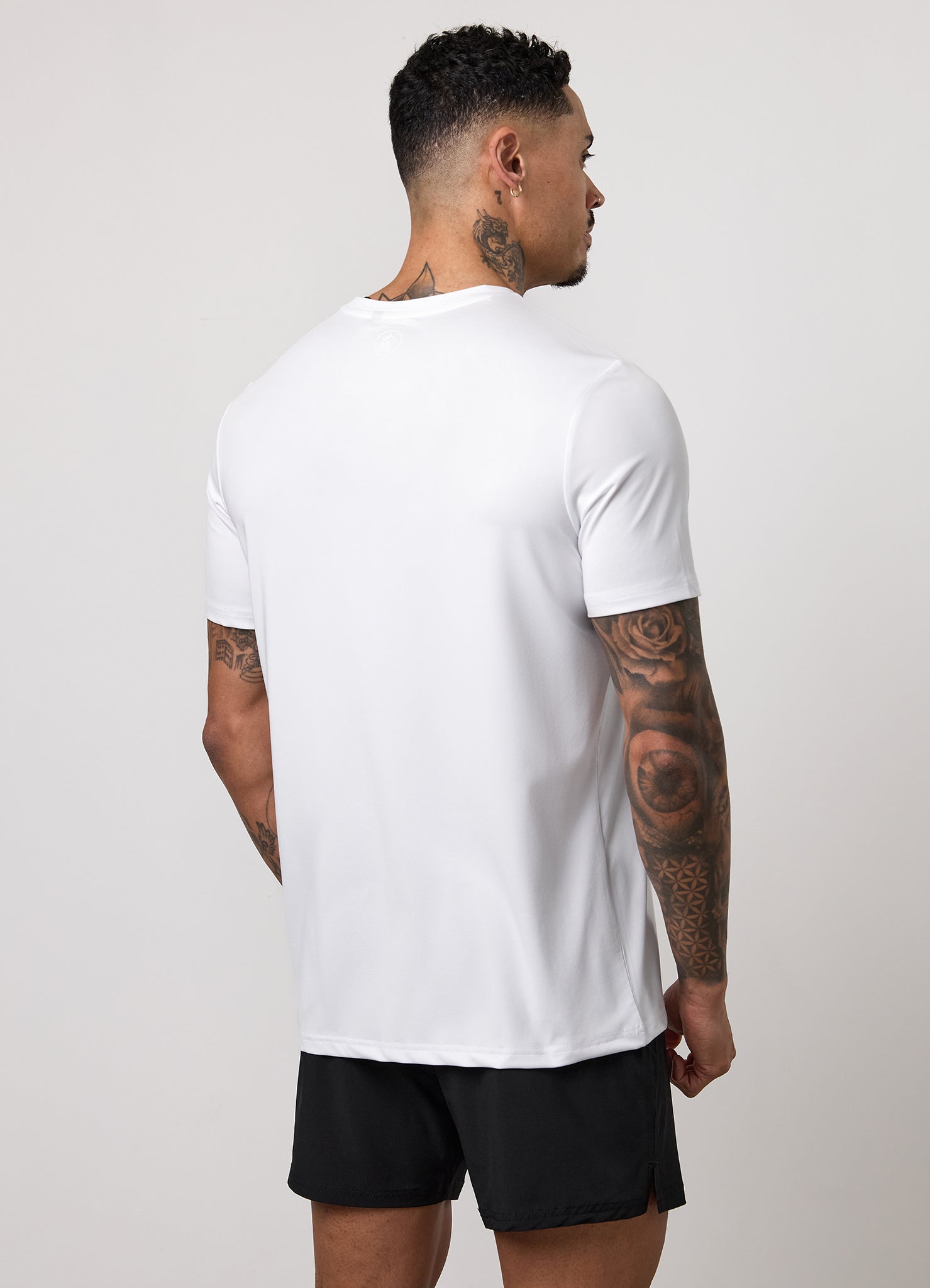 Gym King Victory Performance Poly Tee - White