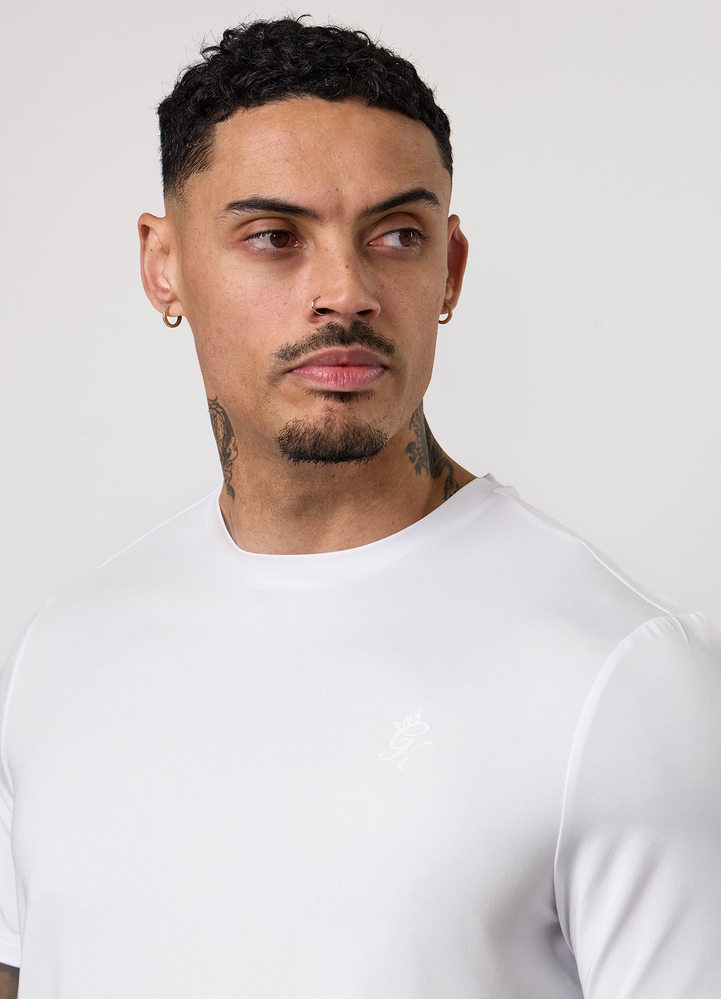 Performance Poly 327489 Gym King Victory Performance Poly Tee - White