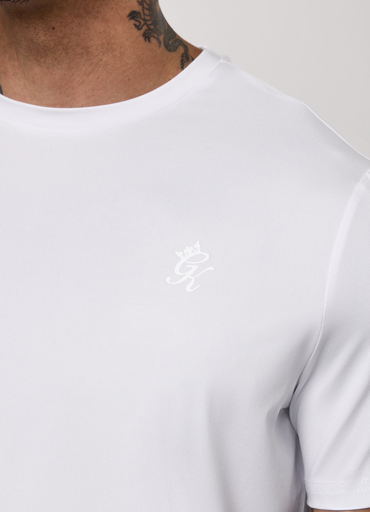 Gym King Victory Performance Poly Tee - White