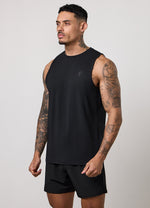 Gym King Victory Performance Vest - Black thumbnail