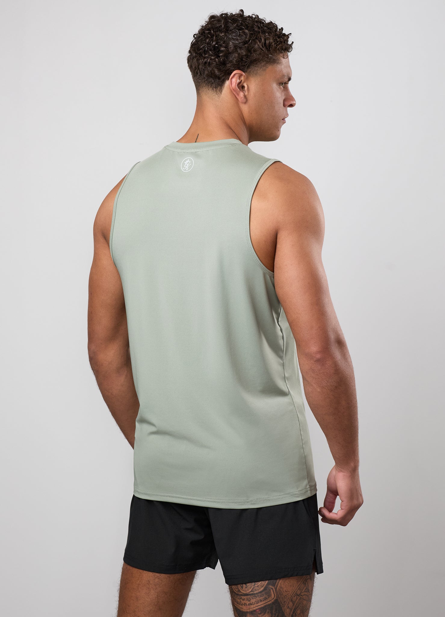 Gym King Victory Performance Vest - Soft Khaki