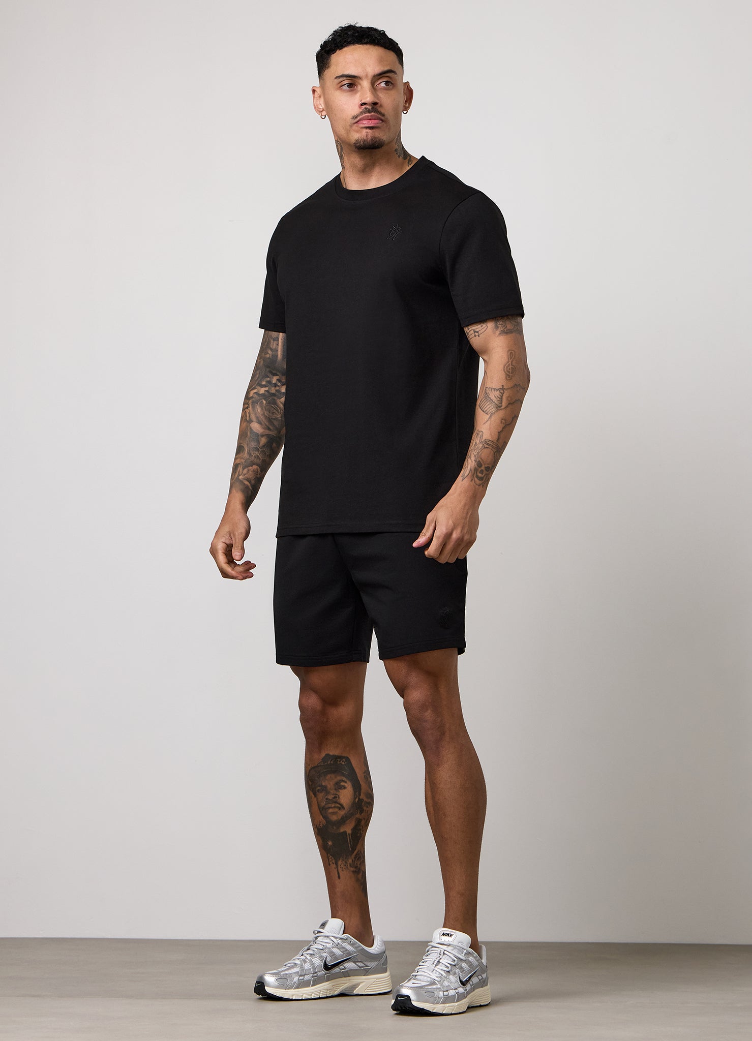 Gym King Victory Regular Fit Jersey Tee - Black