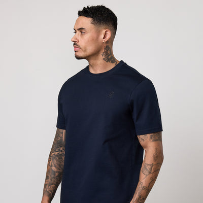 Gym King Victory Regular Fit Jersey Tee - Navy