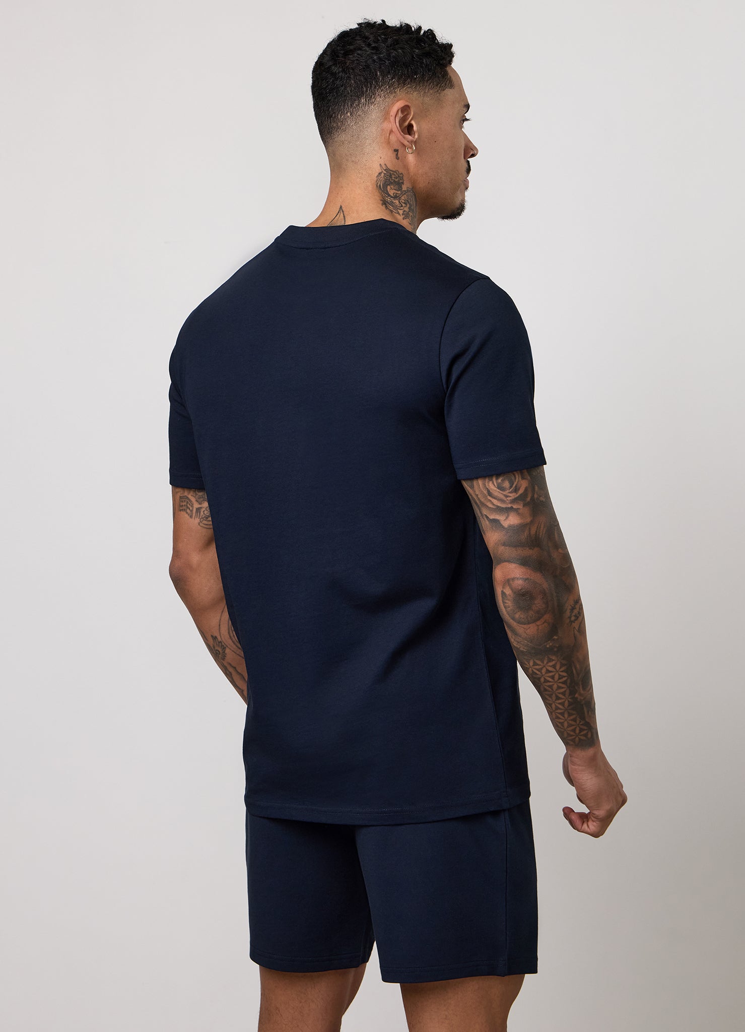 Gym King Victory Regular Fit Jersey Tee - Navy