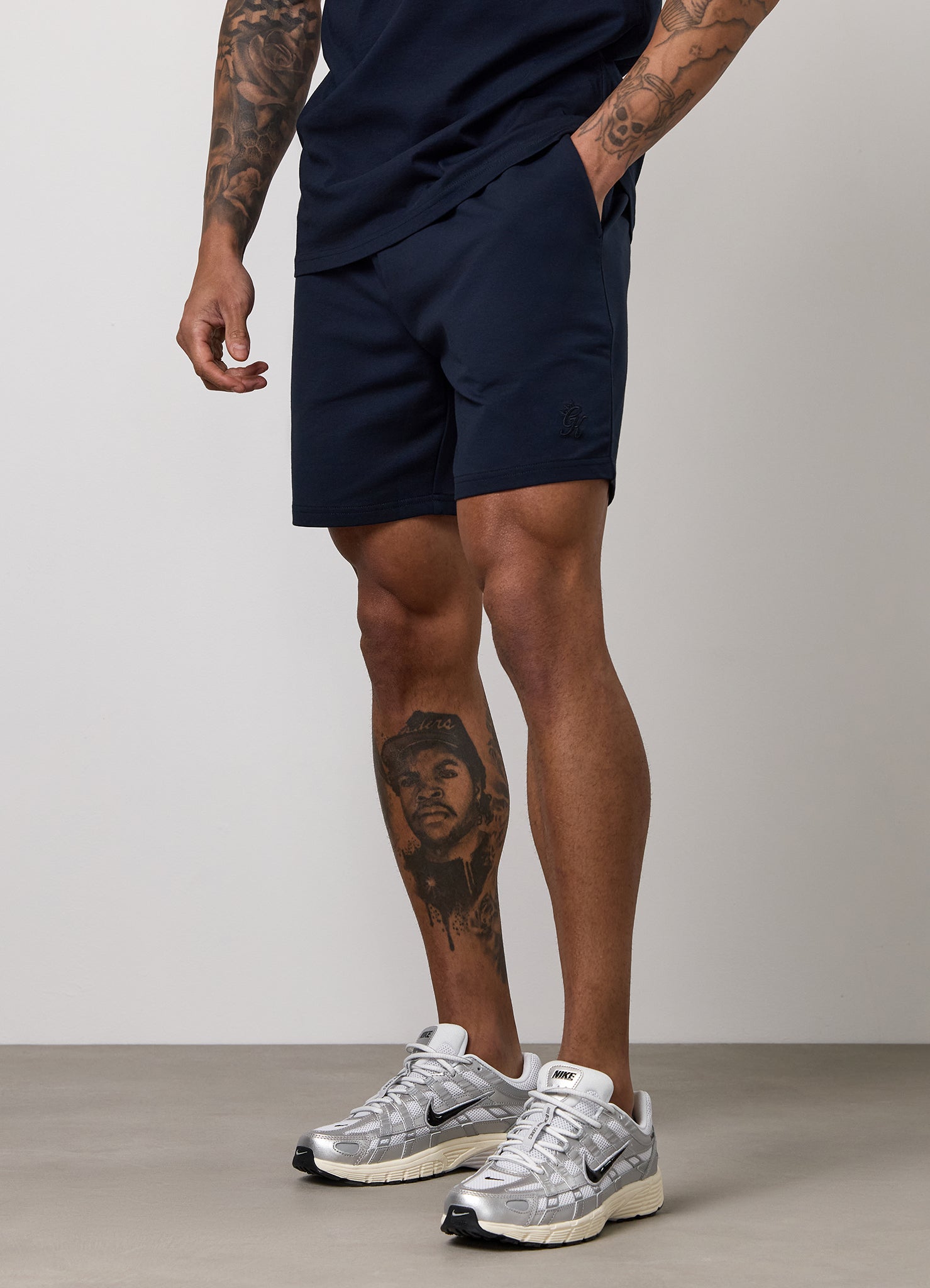 Gym King Victory Loopback Short - Navy