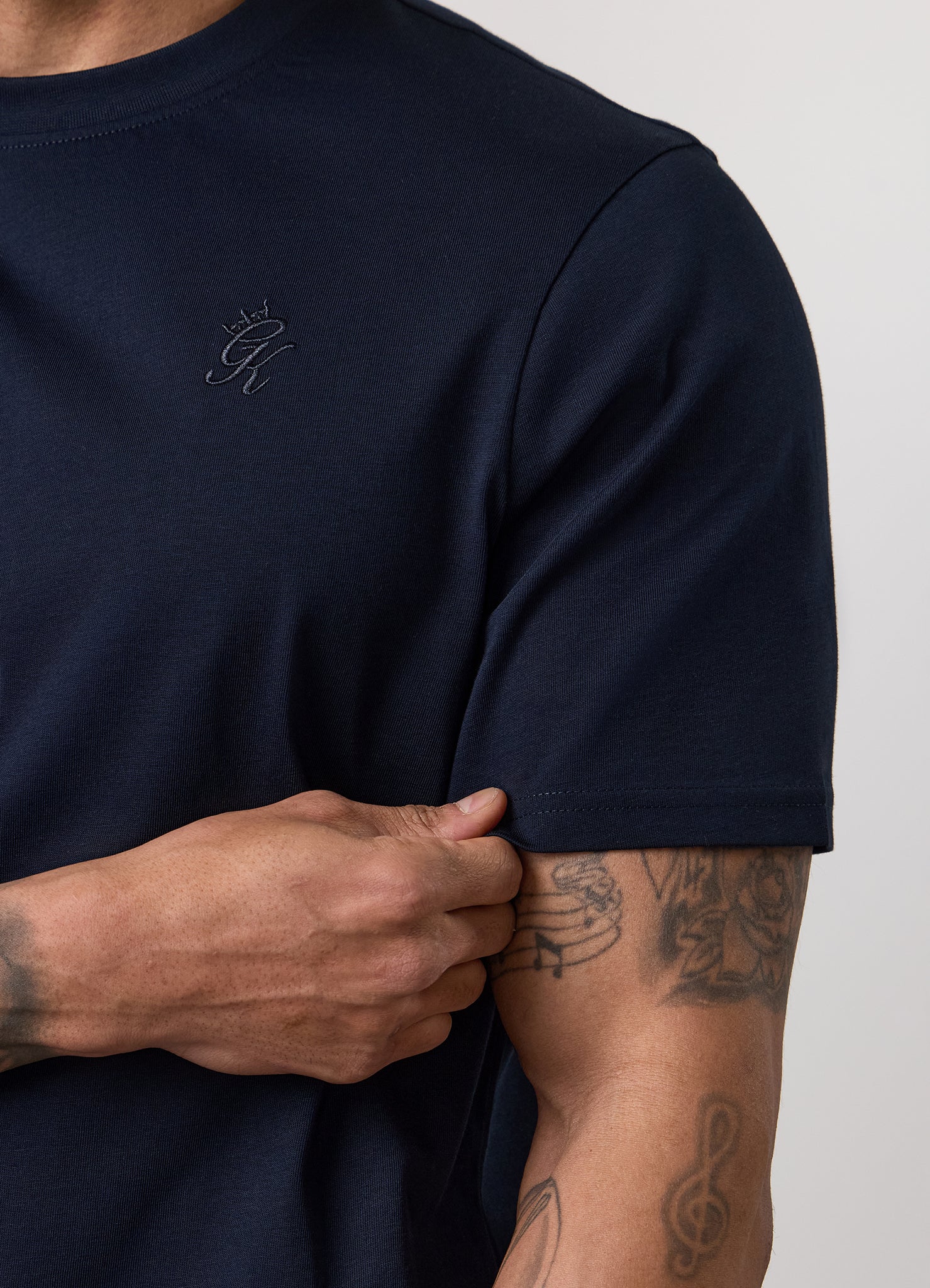 Gym King Victory Regular Fit Jersey Tee - Navy