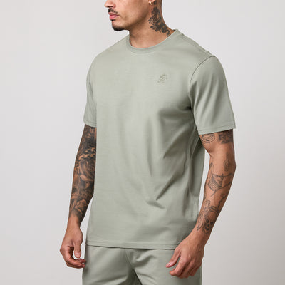 Gym King Victory Regular Fit Jersey T-Shirt - Soft Khaki