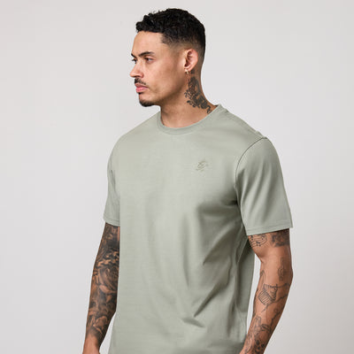 Gym King Victory Regular Fit Jersey Tee - Soft Khaki