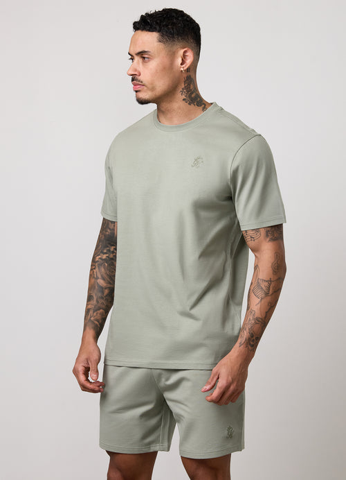 Gym King Victory Regular Fit Jersey Tee - Soft Khaki