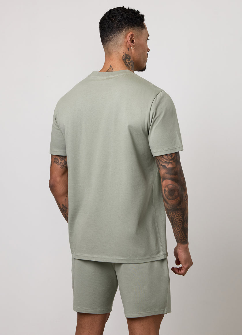 Gym King Victory Regular Fit Jersey Tee - Soft Khaki