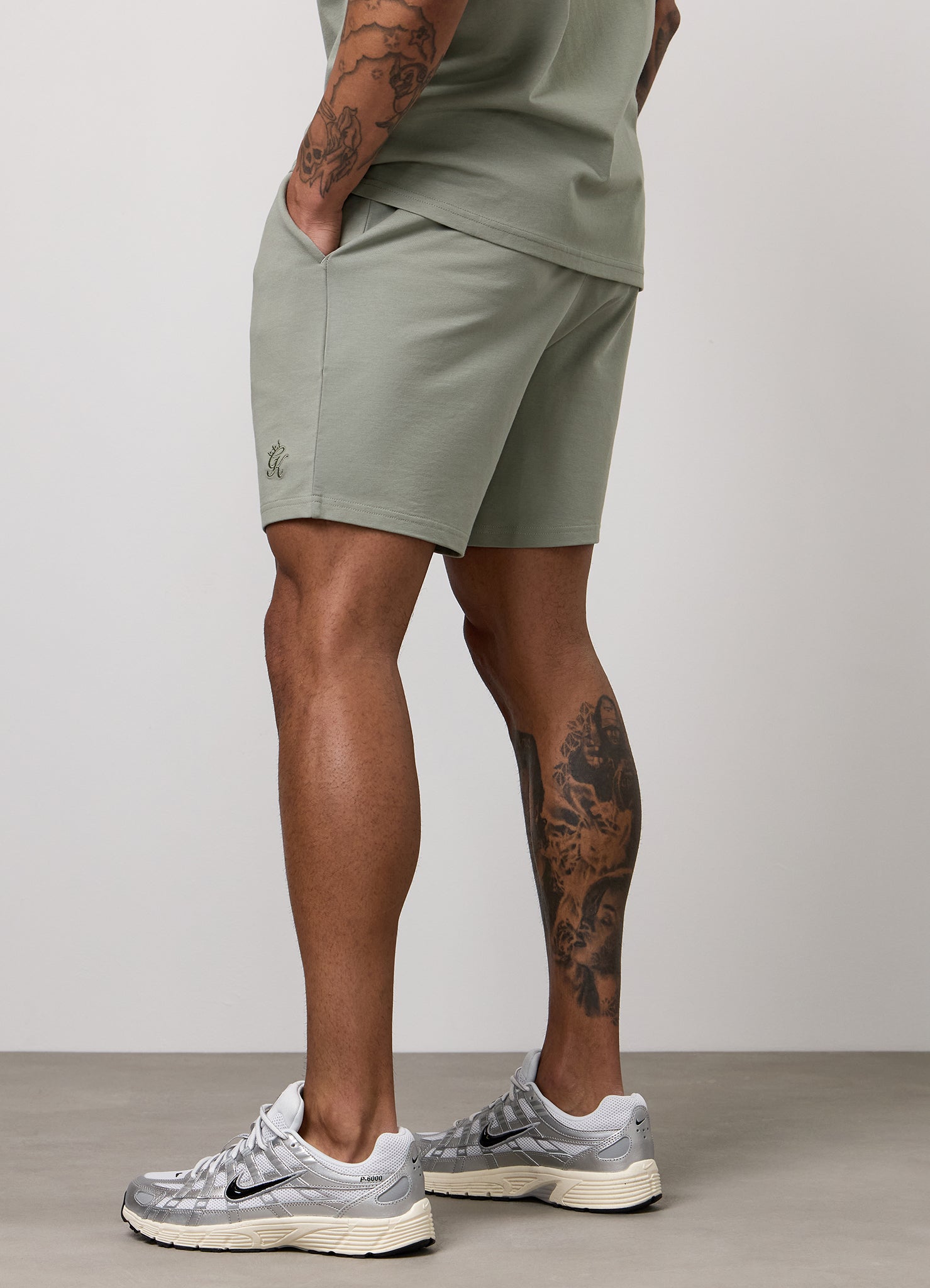 Gym King Victory Loopback Short - Soft Khaki