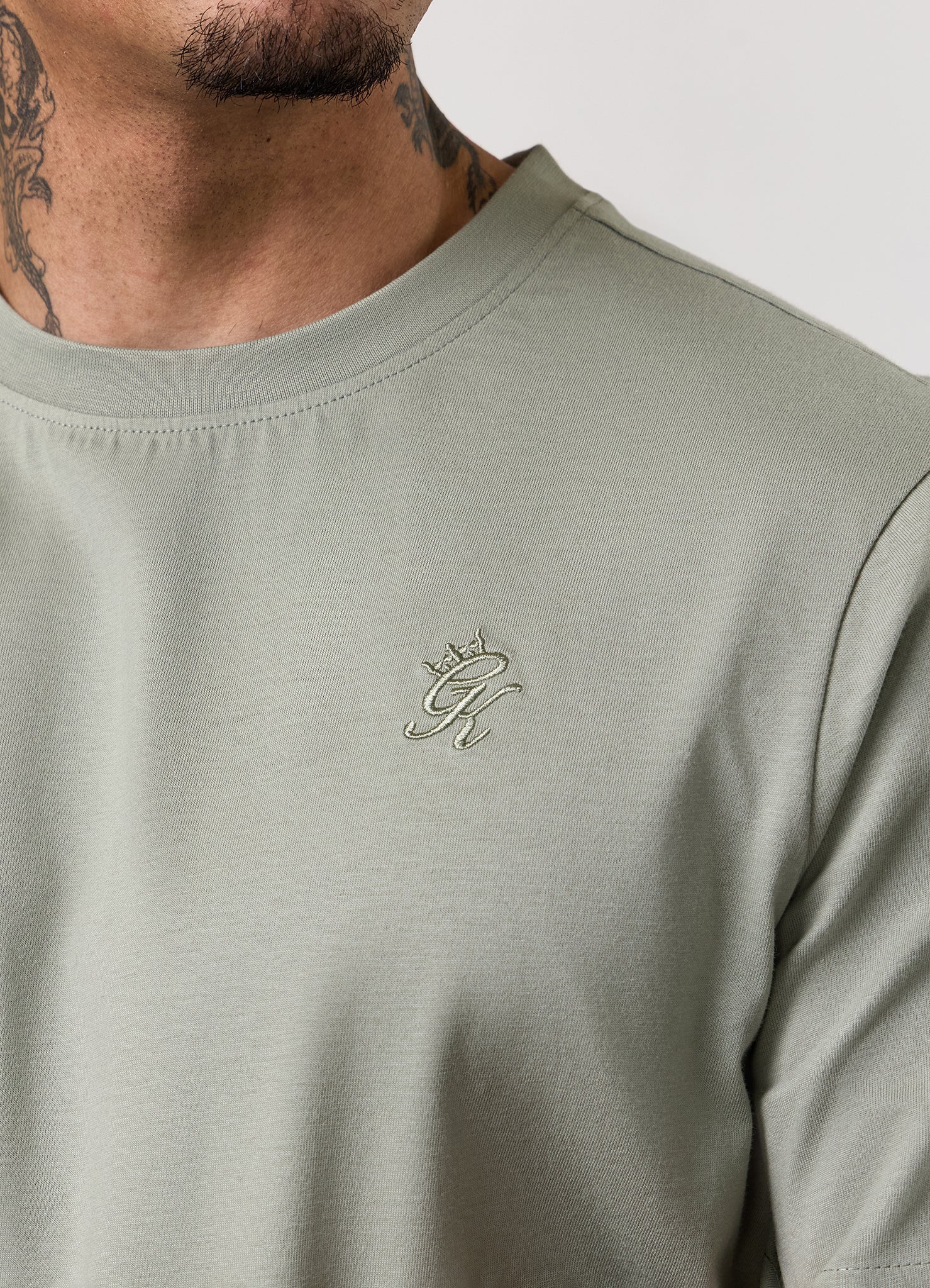 Gym King Victory Regular Fit Jersey Tee - Soft Khaki