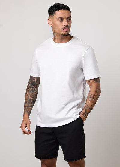 Gym King Victory Regular Fit Jersey Tee - White