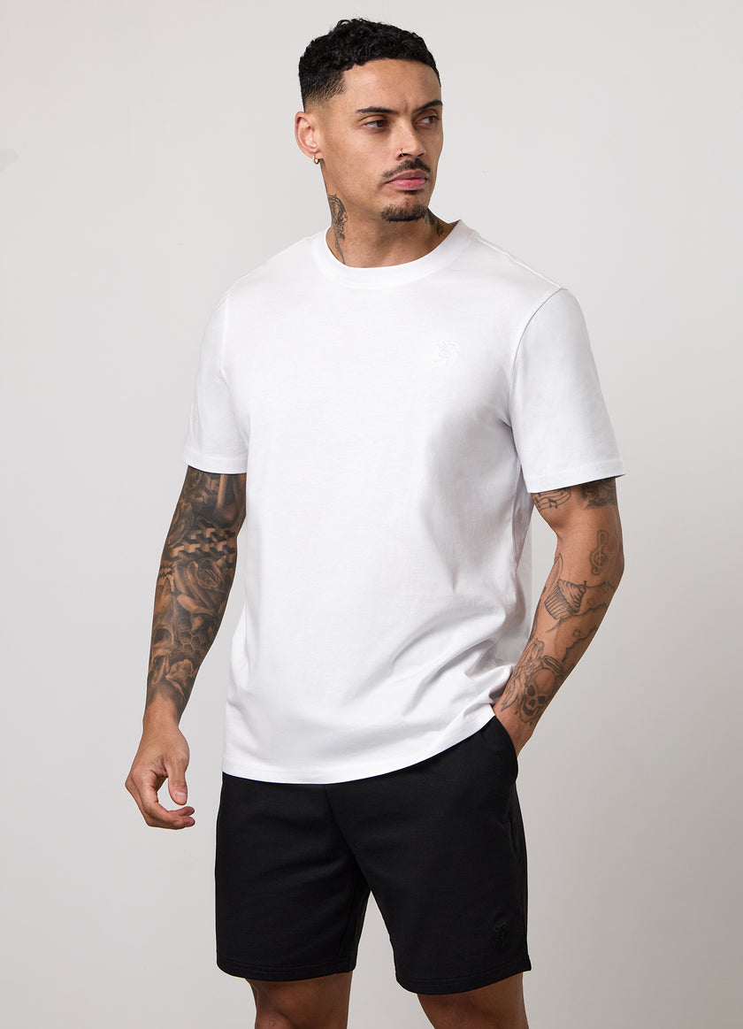 Gym King Victory Regular Fit Jersey Tee - White