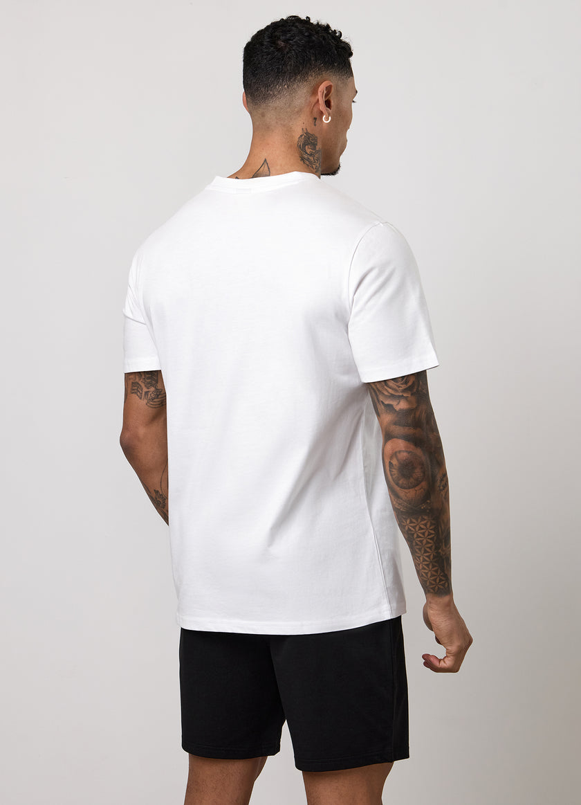 Gym King Victory Regular Fit Jersey Tee - White