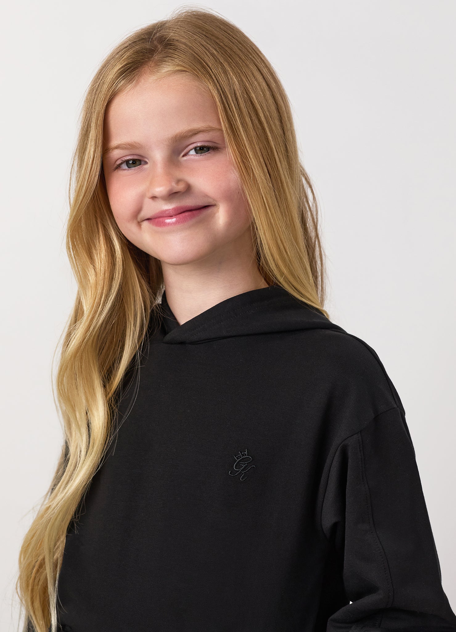 Gym King Younger Kids Victory Relaxed Fit Hoodie - Black