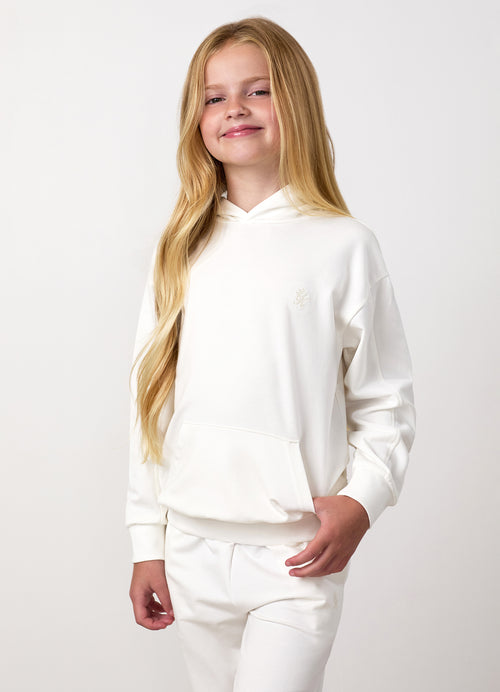 Gym King Mini Victory Relaxed Fit Hoodie - Cream
