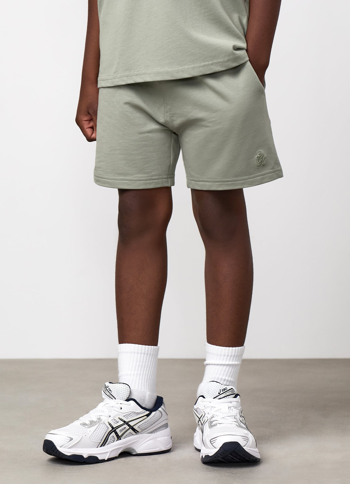 Gym King Junior Victory Loopback Short - Soft Khaki