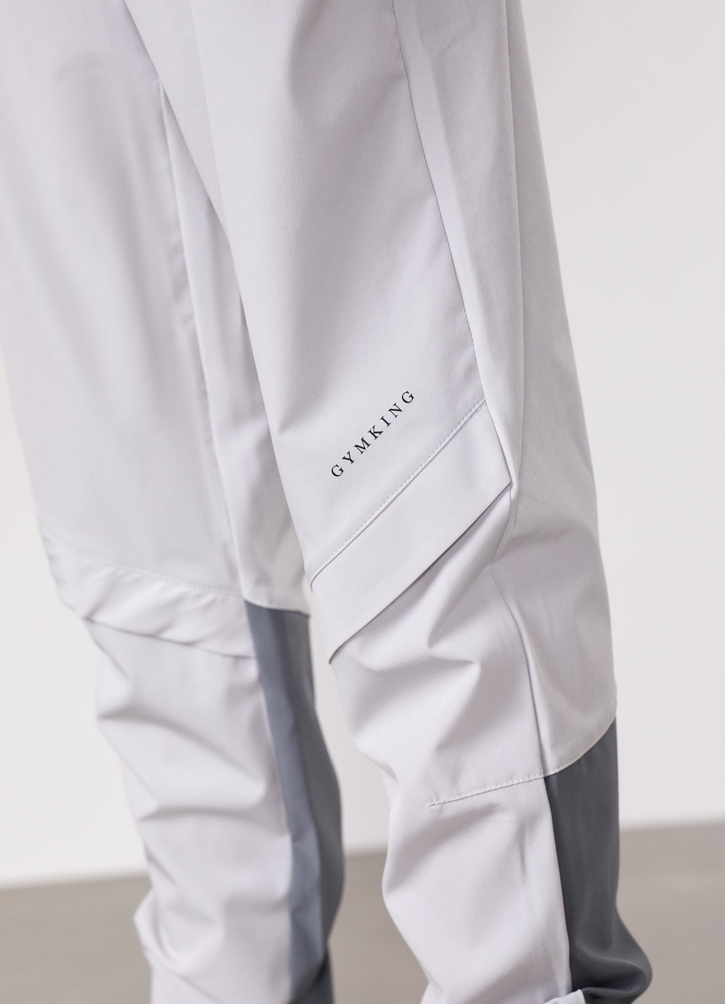 Gym King Kids Vision Tracksuit Bottom - Light Grey