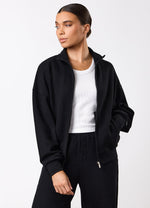 Gym King Waffle Full Zip Tracksuit - Black