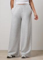 Gym King Waffle Mid Rise Trouser - Grey Marl thumbnail